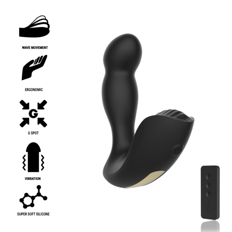 MASSAJADOR ANAL WAVE COM COMANDO