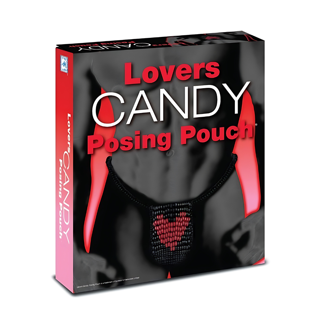 TANGA MASCULINA COMESTIVEL LOVERS CANDY POSING POUCH
