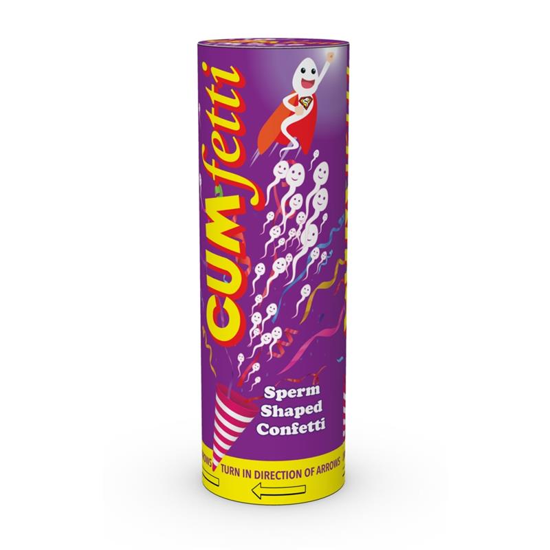 SPENCER & FLEETWOOD - CONFETTI EM FORMA DE ESPERMA CUMFETTI