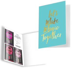 POSTAL ERÓTICO "LET'S MAKE MAGIC TOGETHER" (INCLUI ÓLEOS) - Image 1