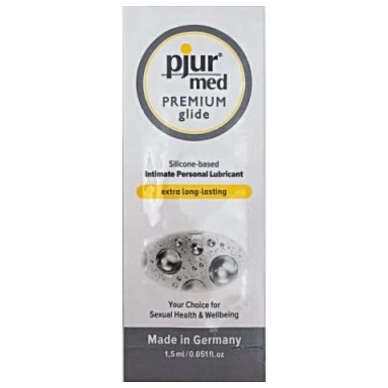 LUBRIFICANTE PJUR MED (BASE DE SILICONE) | 1,5 ML