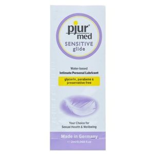 LUBRIFICANTE MED SENSITIVE GLIDE (BASE DE ÁGUA) | 2 ML - Image 1