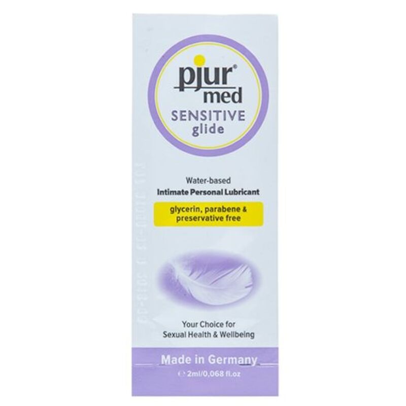 LUBRIFICANTE MED SENSITIVE GLIDE (BASE DE ÁGUA) | 2 ML