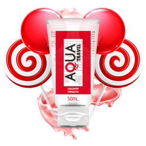 AQUA TRAVEL - LUBRIFICANTE À BASE DE ÁGUA AQUA TRAVEL SABOR LOLLIPOP - 50 ML - Image 1