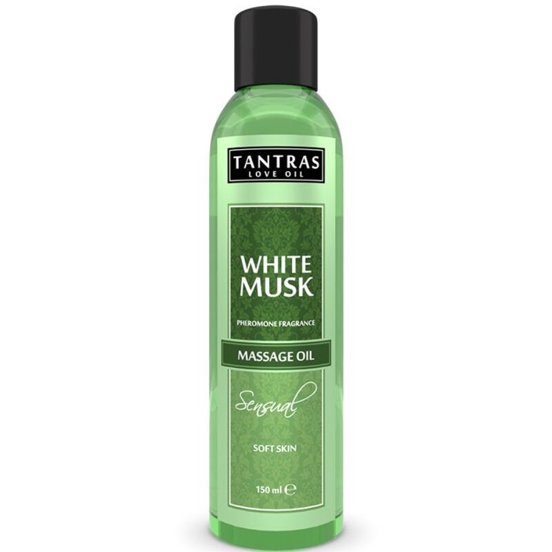 ÓLEO DE MASSAGEM TANTRAS WHITE MUSK  | 150 ML