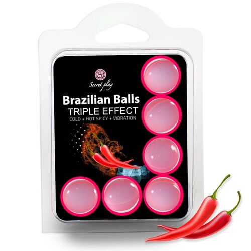 SECRETPLAY - 6 BOLAS BRASILEIRAS EFEITO TRIPLO
