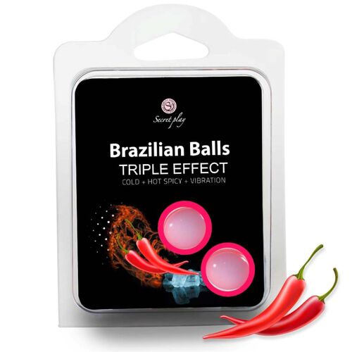 SECRETPLAY - 2 BOLAS BRASILEIRAS EFEITO TRIPLO