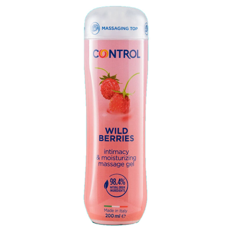 GEL DE MASSAGEM CONTROL 3 EM 1 FRUTOS SILVESTRES | 200 ML