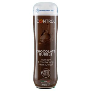 GEL DE MASSAGEM CONTROL 3 EM 1 CHOCOLATE BUBBLE | 200 ML - Image 1