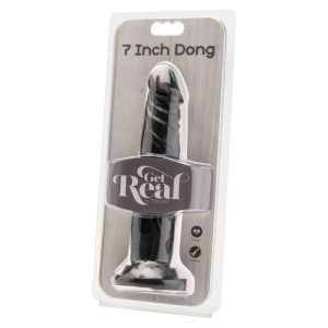 DILDO REALÍSTICO DONG GET REAL (PRETO) | 18 CM - Image 2