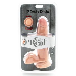 DILDO REALÍSTICO DUAL DENSITY COM TESTÍCULOS (NATURAL) | 12 CM - Image 3