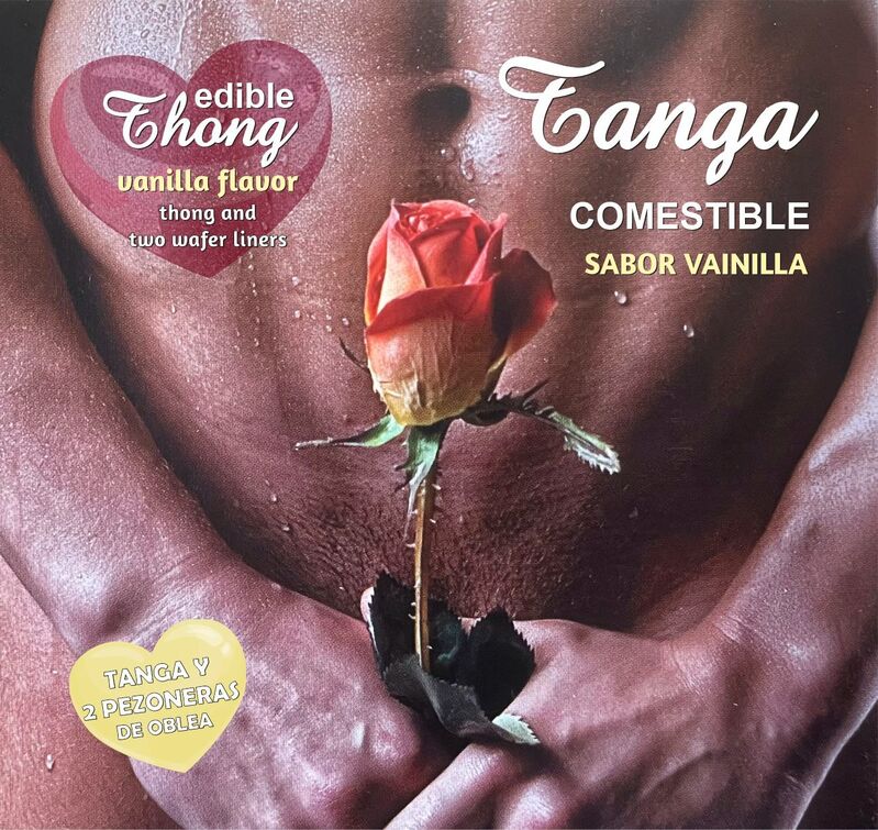 LINGERIE COMESTÍVEL HOTFLOWERS (MASCULINO)