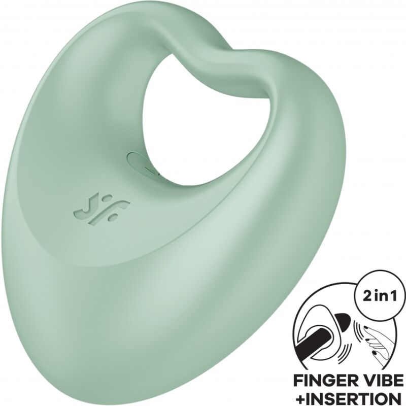ANEL PARA O PÉNIS / VIBRADOR DE DEDO PERFECT PAIR 3 (VERDE)