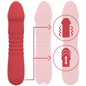 VIBRADOR UP & DOWN JUNI (VERMELHO) - Image 2