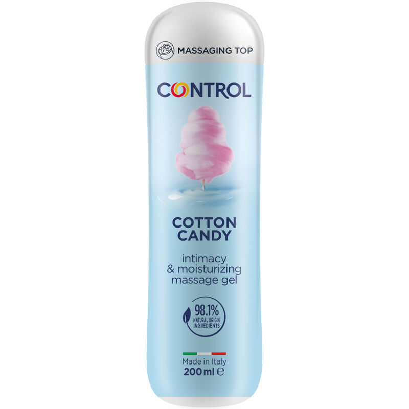GEL DE MASSAGEM CONTROL 3 EM 1 ALGODÃO DOCE | 200 ML