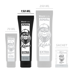 BLACK HOLE - GEL Á BASE DE ÁGUA PARA DILATAÇÃO ANAL 150ML - Image 2