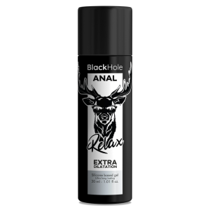 BLACK HOLE - GEL BASE DE SILICONE PARA DILATAÇÃO ANAL 30ML