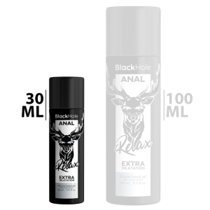 BLACK HOLE - GEL BASE DE SILICONE PARA DILATAÇÃO ANAL 30ML - Image 2
