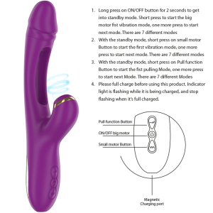 VIBRADOR ATENEO MULTIFUNÇÃO RECARREGÁVEL - Image 3