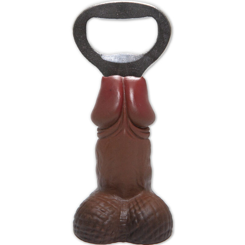 ABRIDOR DE GARRAFAS EM FORMA DE PÉNIS NEGRO