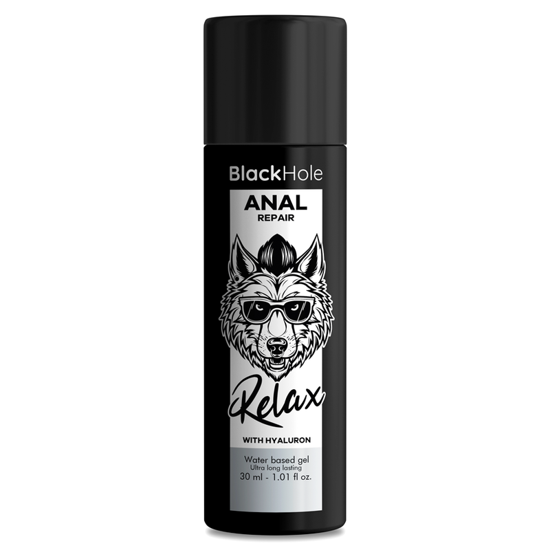 BLACK HOLE - LUBRIFICANTE ANAL RELAXANTE À BASE DE ÁGUA COM HIALURON 30 ML