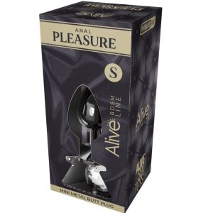 PLUG ANAL COM JOIA BRANCA TAMANHO S ALIVE - Image 2