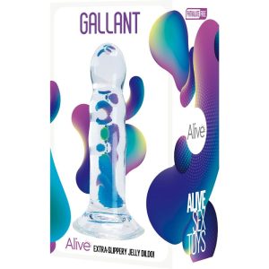 DILDO REALÍSTICO GALLANT TRANSPARENTE | 14 CM - Image 2