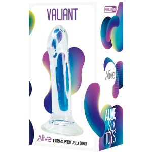 DILDO REALÍSTICO VALIANT TRANSPARENTE | 16 CM - Image 2