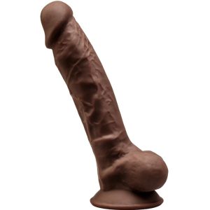DILDO REALÍSTICO MODELO 1 (CASTANHO) | 17,5 CM - Image 1