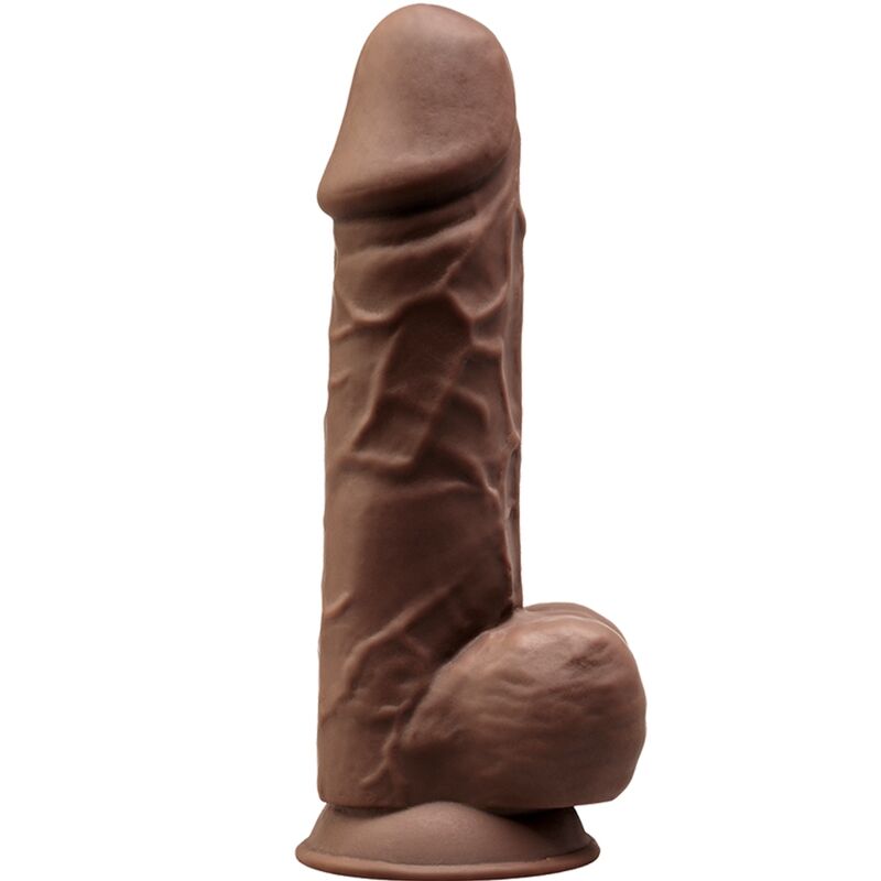 DILDO REALÍSTICO MODELO 1 8.5 CASTANHO