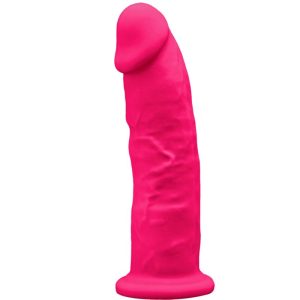 DILDO REALÍSTICO MODELO 2 FÚCSIA DE 19 CM