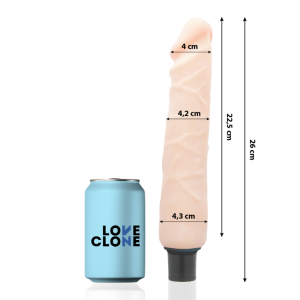 VIBRADOR REALÍSTICO JANSEN (AUTO-LUBRIFICAÇÃO) | 26 CM / 4,2 CM - Image 2
