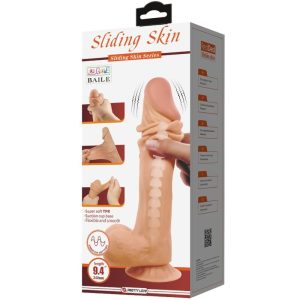 VIBRADOR REALÍSTICO SLIDING SKIN (COM COMANDO E VENTOSA) | 24 CM - Image 2
