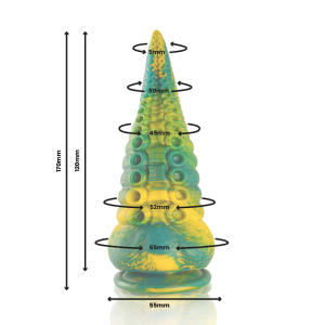 DILDO CETUS GREEN TENTACLE | PEQUENO - Image 3