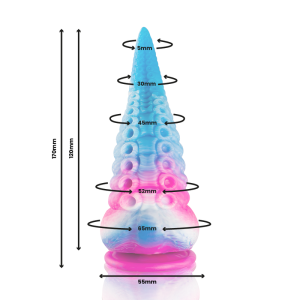 DILDO PHORCYS BLUE TENTACLE | PEQUENO - Image 3