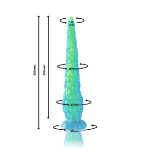 DILDO SCYLLA TENTACLE FLUORESCENTE | PEQUENO - Image 3