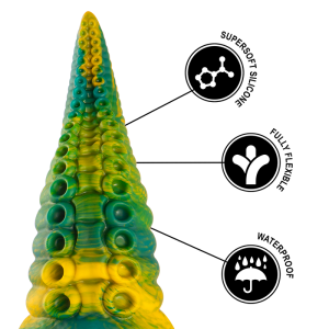DILDO CETUS GREEN TENTACLE | PEQUENO - Image 8