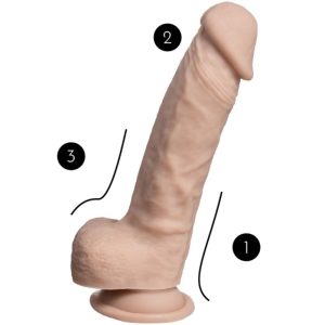 DILDO REALÍSTICO MODELO 1 (NATURAL) | 17,8 CM - Image 5