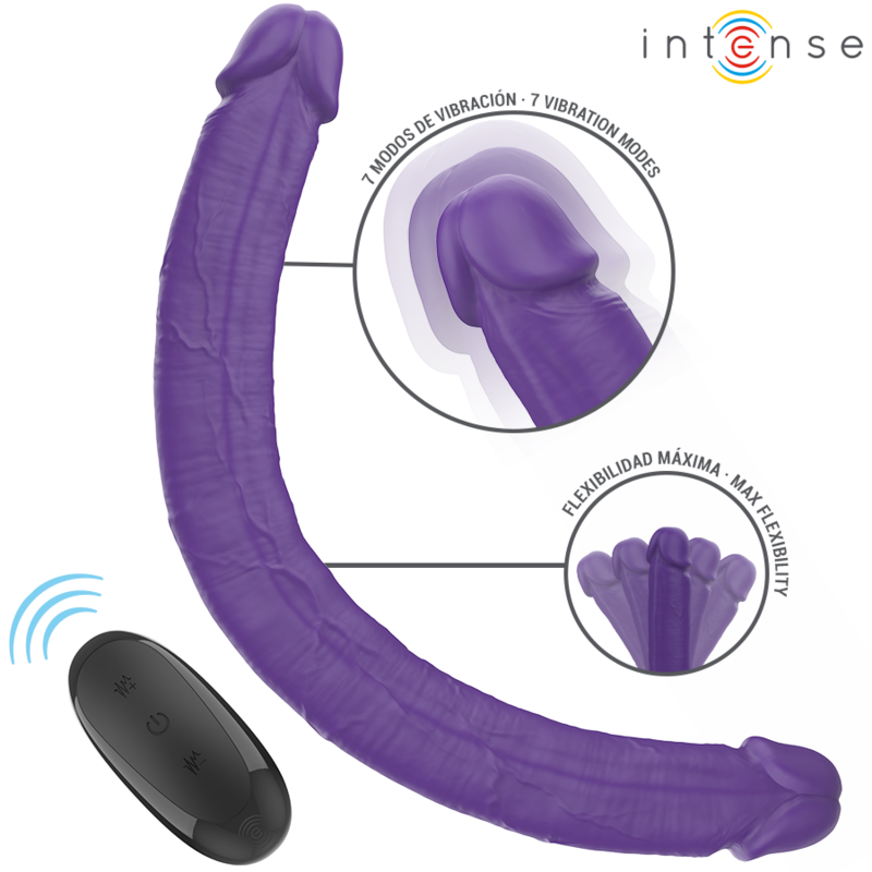 VIBRADOR DUPLO GUNTER (COM CONTROLO REMOTO) | 40 CM