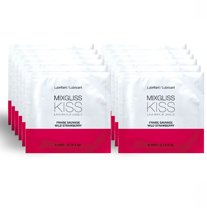 PACK LUBRIFICANTE MIXGLISS (MORANGO) | 12 X 4ML