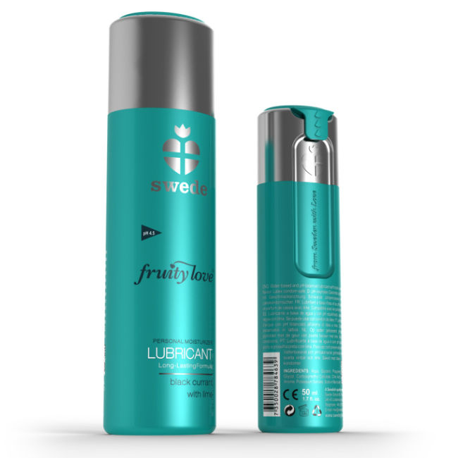 LUBRIFICANTE FRUITYLOVE (GROSELHA NEGRA E LIMA) | 50 ML