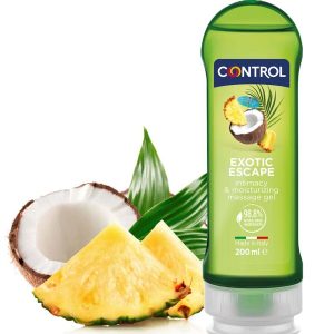 GEL DE MASSAGEM CONTROL 2 EM 1 EXOTIC | 200 ML - Image 1