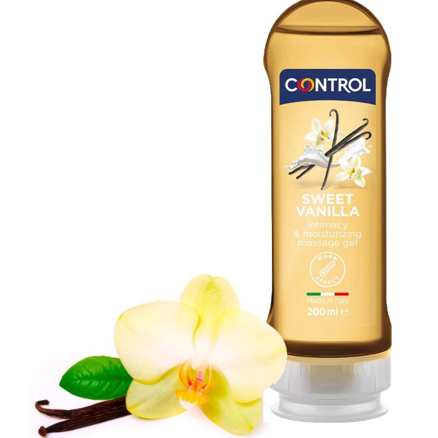 GEL DE MASSAGEM CONTROL 2 EM 1 BAUNILHA | 200 ML