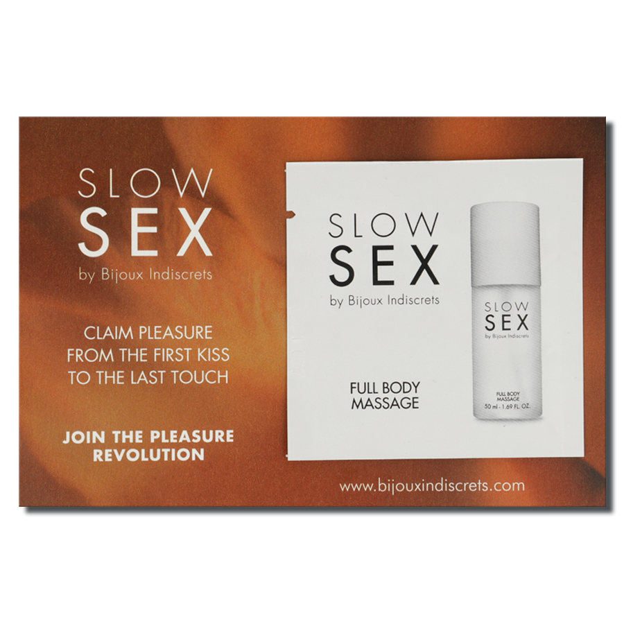 GEL DE MASSAGEM SLOW SEX (MONODOSE)