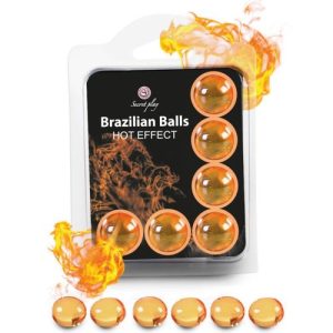 SECRETPLAY - 6 BOLAS BRASILEIRAS EFEITO QUENTE