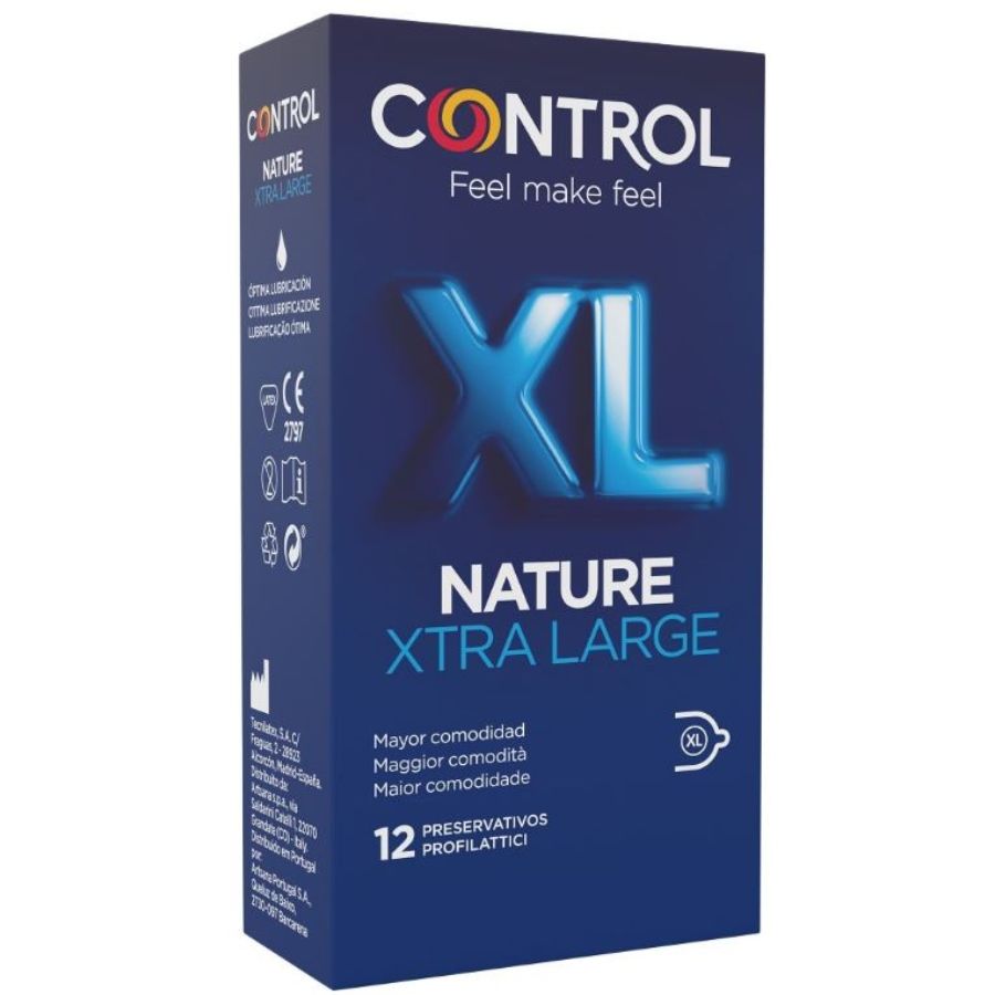 CONTROL - PRESERVATIVOS NATURE XL | 12 UNIDADES