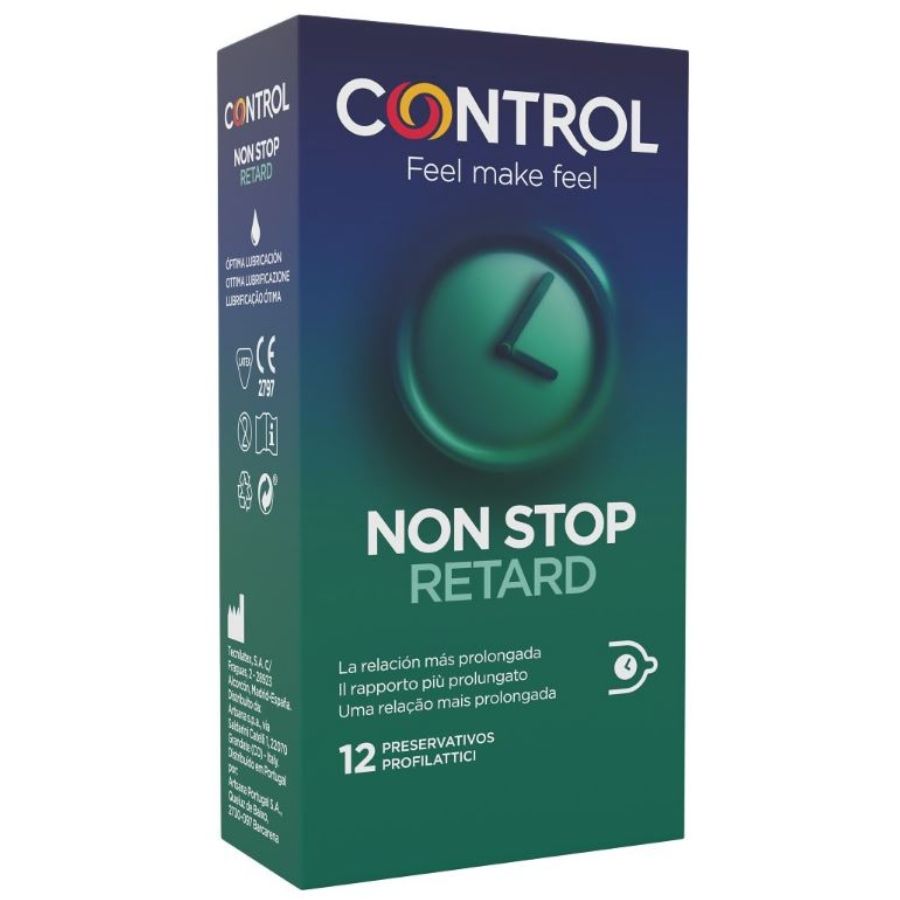 CONTROL - PRESERVATIVOS NON STOP RETARD | 12 UNIDADES