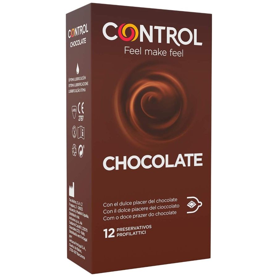 PRESERVATIVOS CONTROL CHOCOLATE | 12 UNIDADES