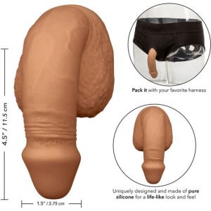 PÉNIS DE SILICONE PARA PACKING | CARAMELO - Image 4