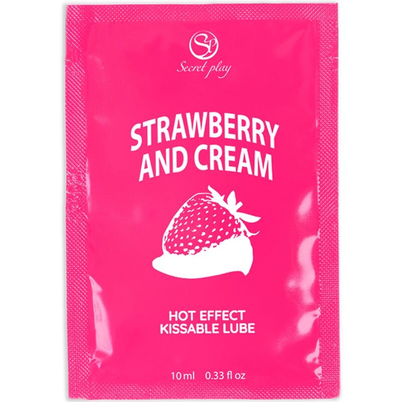 LUBRIFICANTE SECRETPLAY (MORANGO E NATA) | 10 ML